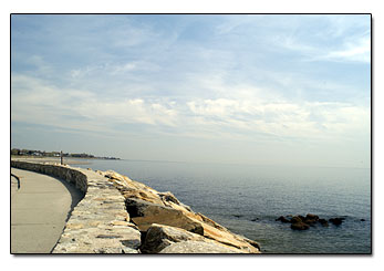 Stratford Seawall Overlook view