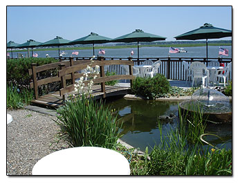 Knapp's Landing outside  patio